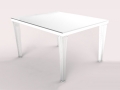 ACRYLIC FLUTED DINING TABLE