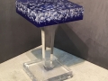 SQUARE BUBBLE TOP SIDE TABLE WITH COLOR